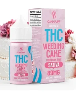 CanaPuff THC/1000mg CBC – Weeding Cake 89mg THC – Liquid, 30 ml